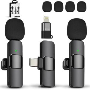 Micrófono inalámbrico para celula (Tipo C y Lightning)