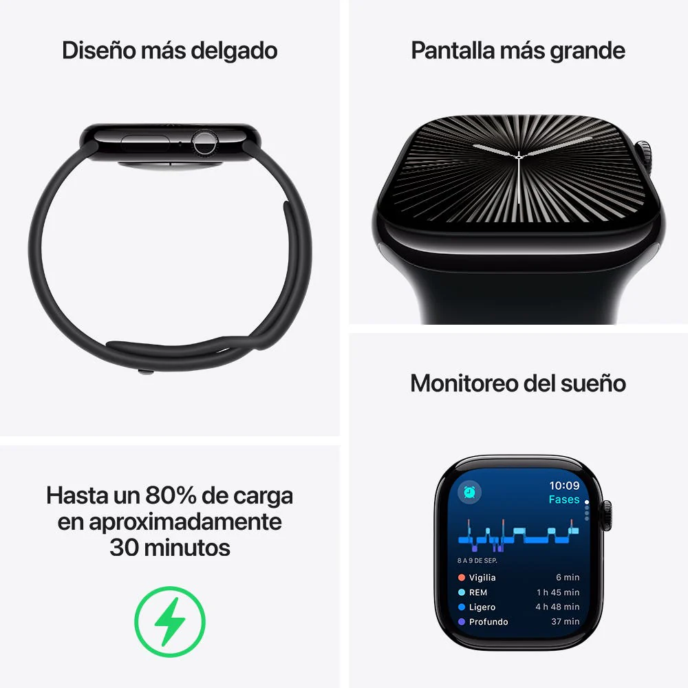 Apple Watch Series 10 46mm Jet Black - Imagen 2
